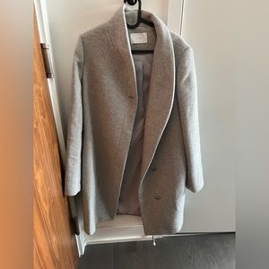 Oak & Fort Wool Coat - Grey